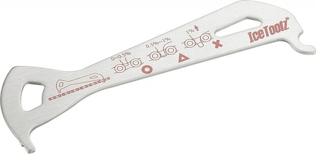 slijtagemeter 12,5 cm RVS zilver