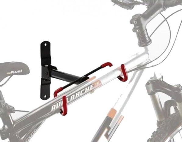 ophangbeugel voor aan de muur voor 1 fiets zwart