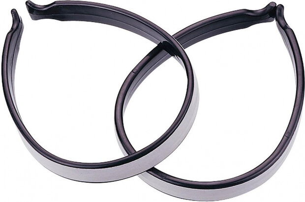 broekklemmen met reflectie zilver 2 stuks