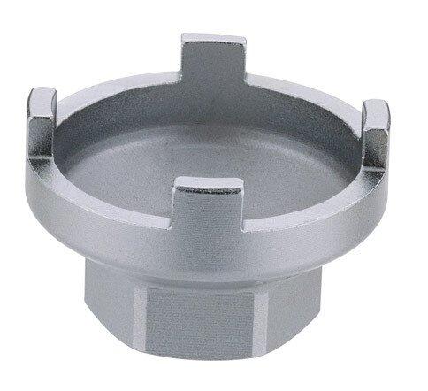 freewheelafnemer 4-noks BMX staal zilver