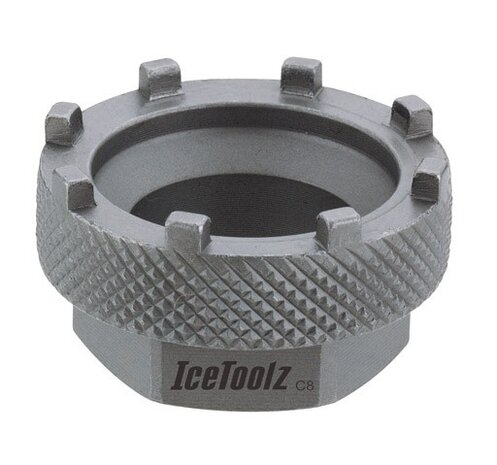 trapas gereedschap 8-noks Shimano + Isis donkergrijs