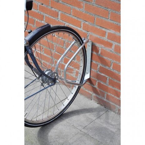 fietsenrek verstelbaar 33,5 x 8,5 x 29 cm zilver