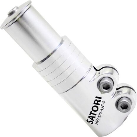 adapter 28,6/50/28,6 mm zilver