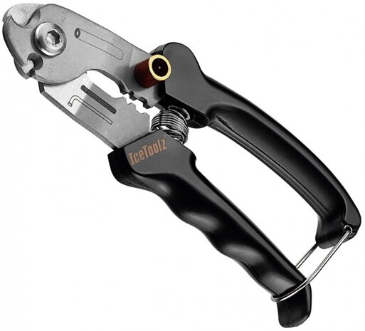 kabelkniptang 16 cm zwart