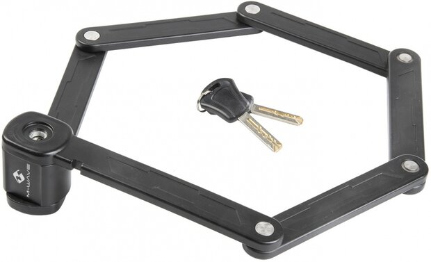 vouwslot 875 x 5 mm zwart