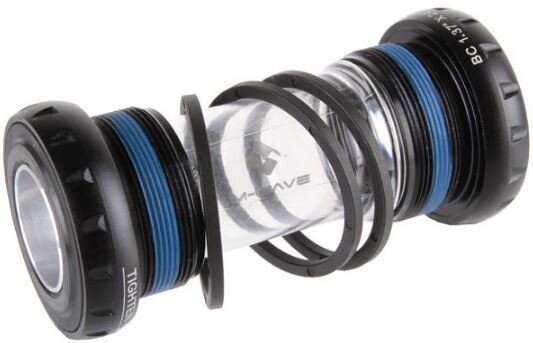 bottom bracket Sram BSA 68/73 x 41 mm zwart/transparant
