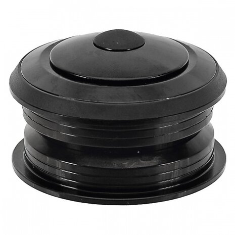 balhoofdstel semi-ge&iuml;ntegreerd 1 1/8 inch zwart