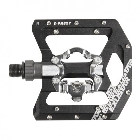 klikpedaal Exustar MTB 9/16 inch zwart set