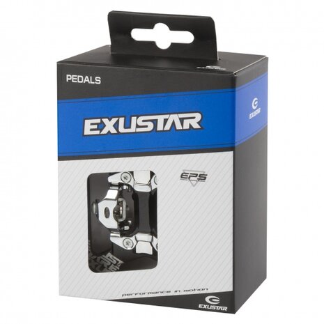 klikpedaal Exustar MTB 9/16 inch zwart set