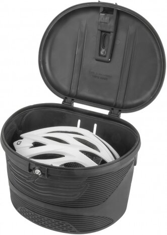 Fietsbox voor Amsterdam zwart 17 liter