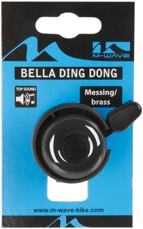 fietsbel Bella zwart 33 mm
