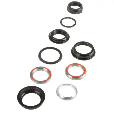 semi-ge&iuml;ntegreerd balhoofdstel 1 1/8 inch zwart