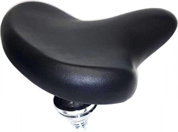 zadel 20/24 inch junior zwart