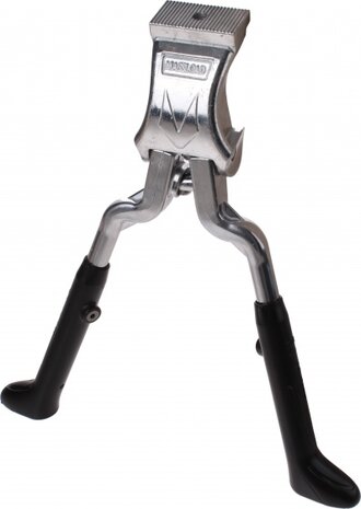 dubbel standaard verstelbaar 24-28 inch aluminium zilver/zwart