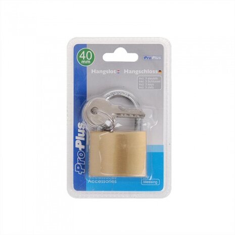 hangslot 40 mm goud