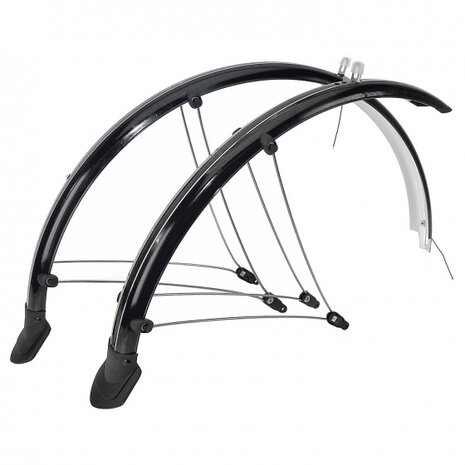 spatbordenset 29 inch zwart kunststof