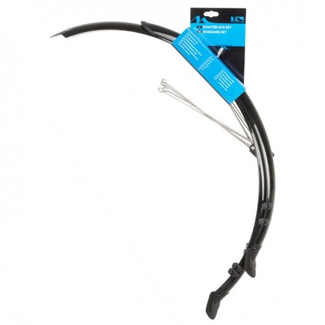 spatbordenset 29 inch zwart kunststof