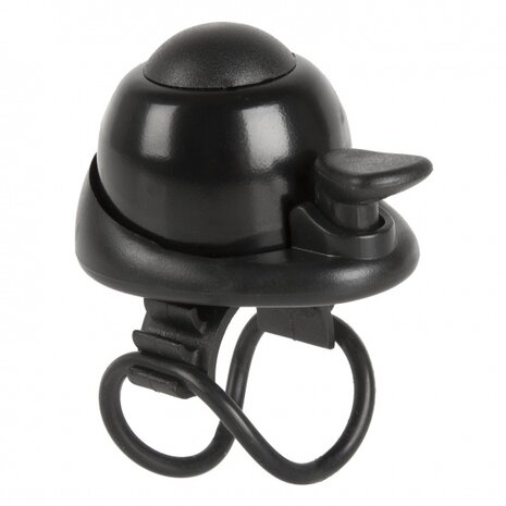 mini-fietsbel 34 mm aluminium zwart