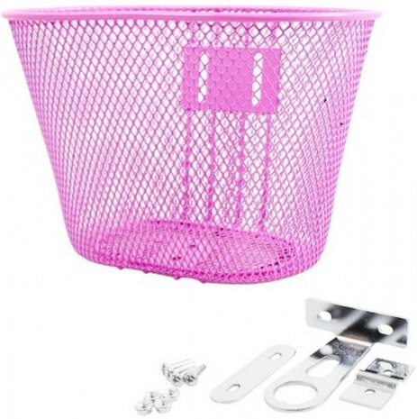 kinderfietsmand 8,5 liter roze