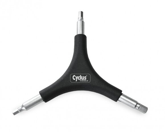 Y-sleutel inbus 4-5-6 mm zwart/zilver