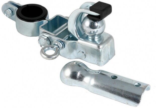 fietskarkoppeling staal zilver