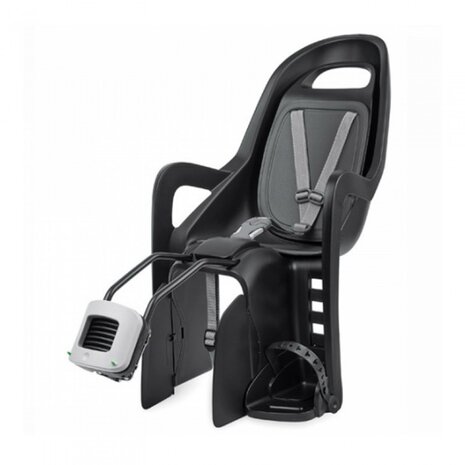 fietszitje achter Groovy maxi framebevestiging zwart/grijs
