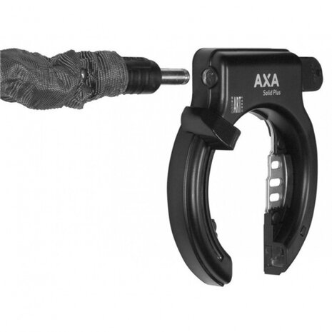 ringslot Solid Plus staal ART-2 zwart