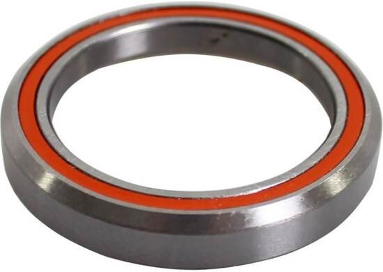 balhoofdlager 1 1/4 inch 7 mm 45&deg; zilver/rood