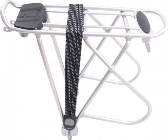 bagagedrager DL7A 26-28 inch aluminium zilver