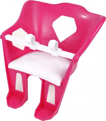 poppen fietszitje 25 x 22 x 20 roze