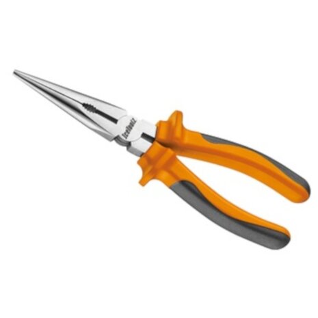 punttang comfort-grip 16 cm staal oranje/zilver