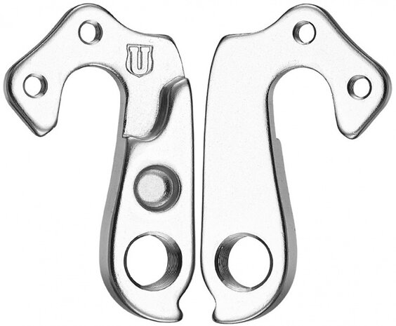 derailleurhanger GH-219 Haibike, Bergamont 57 mm zilver