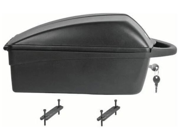 fietsbox 11 liter direct-mount systeem zwart