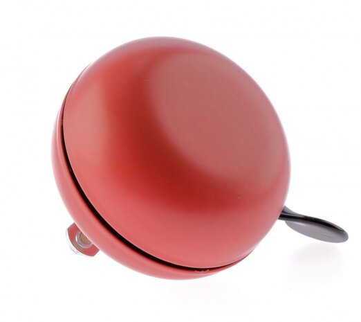fietsbel ding-dong staal 80 mm rood