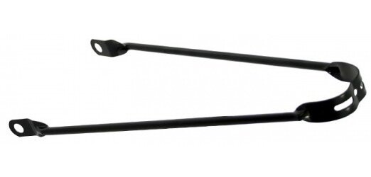 spatbordstang AL8A 28 inch staal zwart per stuk