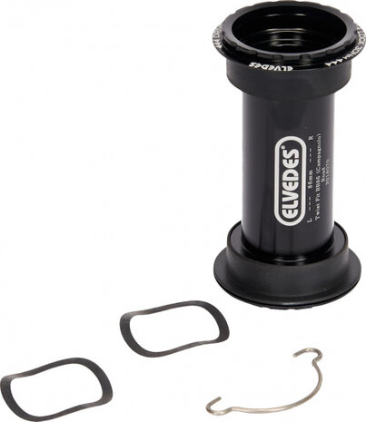 bottom bracket Campagnolo aluminium 86,5 mm zwart