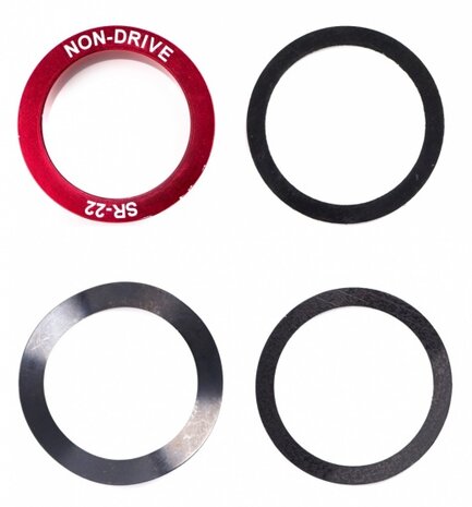 lagercup GXP verloop 24/22 mm zwart 4-delig