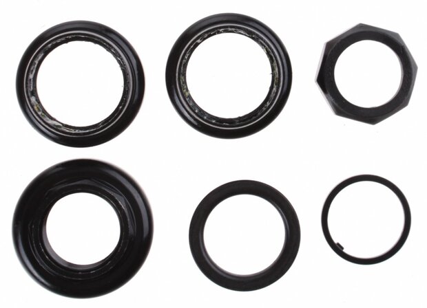 balhoofdstel MHS zonder cap 1 inch zwart