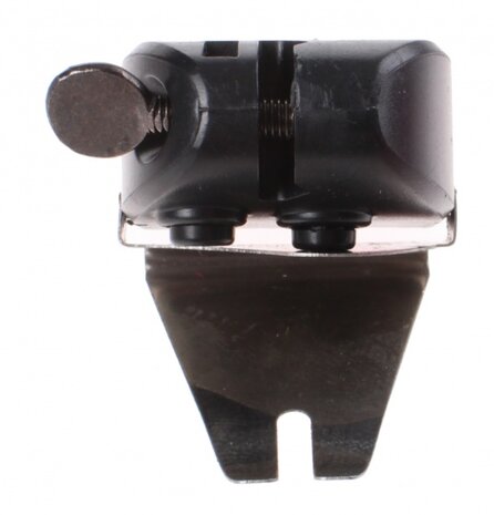 remlicht helios led batterij 4 cm zwart/rood