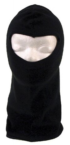 balaclava zijde 38 cm zwart