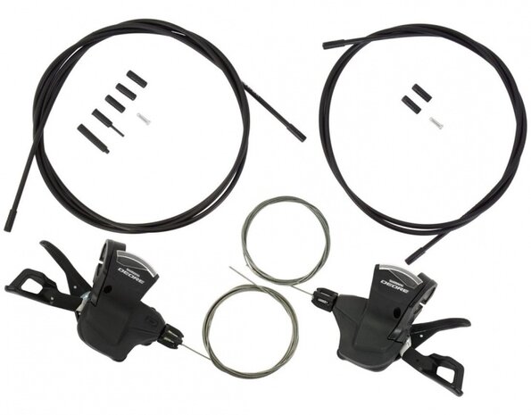 duimversteller-set Deore M6000 10S zwart