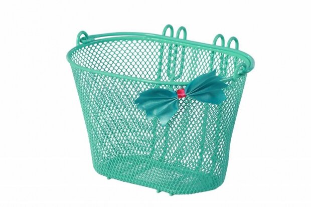 kinderfietsmand Jasmin Bow-Tie 10 liter mintgroen - 30132