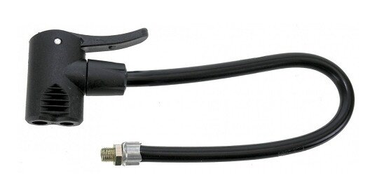 pompslang met kopstuk 600 mm zwart