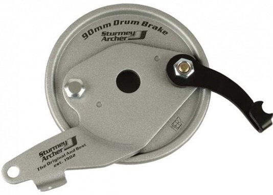 ankerplaat HSB315 trommelrem 90 mm staal zilver