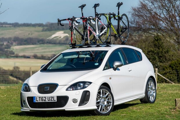 Bomber fietsendrager dak 3 fietsen zwart
