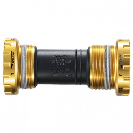 bottom bracket Saint SM-BB80 83 mm zwart/goud