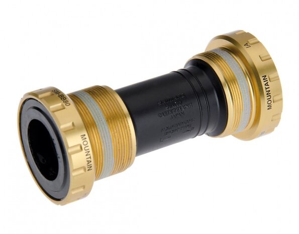 bottom bracket Saint SM-BB80 68/73 mm zwart/goud