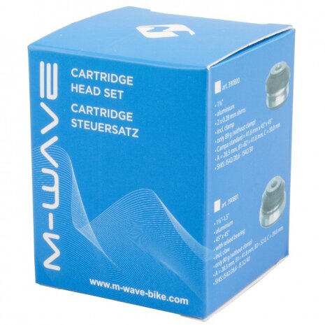 balhoofdstel Ahead Carousel HS Mix 1 1/8&#039;&#039; zwart