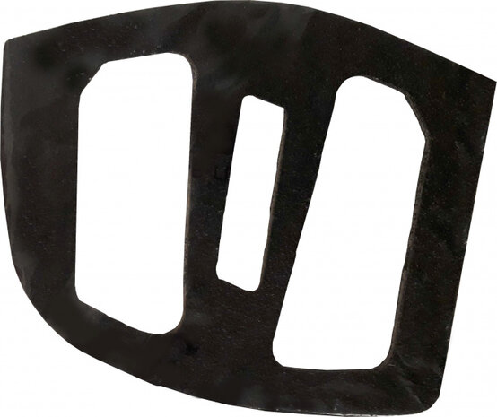 stickers schuurpapier voor pedalen-EP-2 4 stuks zwart