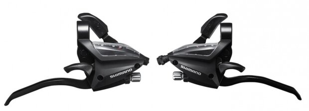 rem-schakelverstellerset St-EF500 3x8S 4-vingers V-brake